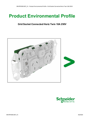Grid Socket Connected Horiz Twin 10A 250V