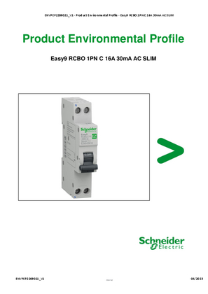 Easy9 RCBO 1PN C 16A 30mA AC SLIM