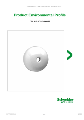 CEILING ROSE - WHITE