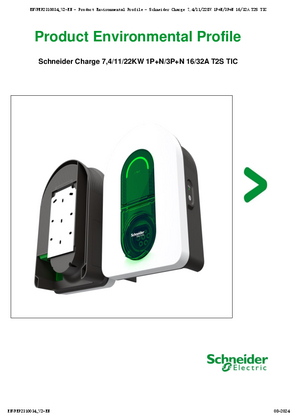 Schneider Charge 7,4/11/22KW 1P+N/3P+N 16/32A T2S TIC
