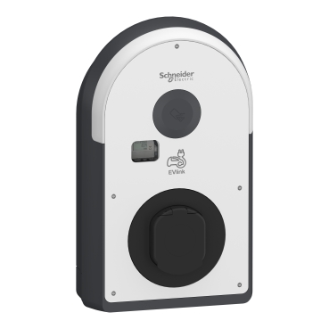 EVlink ProAC-töltőállomás 1P+N 32A-7,4kW-T2S csatlakozó-6mA DC szivárgóáram szűrő-30mA Asi áram-védőkapcsoló+MNx védelmi kioldó+MID hiteles 1P mérő EVB3S07N4AM