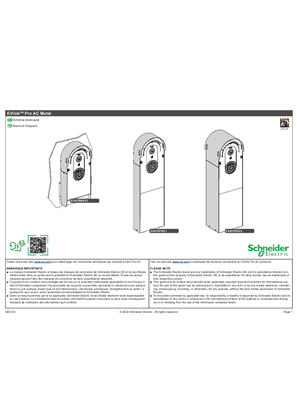 Electrical diagram EVlink Pro AC Metal