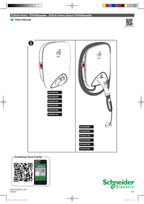 EVlink Home, EVH4***N*, User Manual