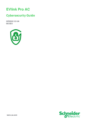 EVlink Pro AC - Cybersecurity Guide