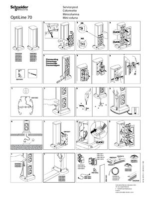 Inst. manual Service post