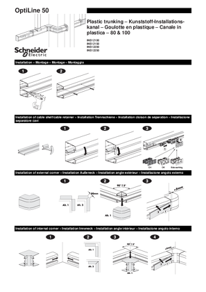 OptiLine 50- Installation Trunking-Plastic-User Guide (EN)