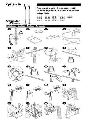 OptiLine 50- Free-Standing Pole-User Guide (EN)