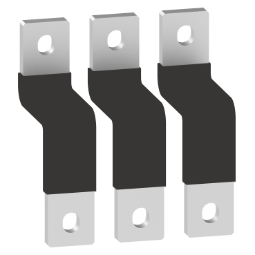 Flexible terminal extensions for TeSys Giga contactor LC1G265-500 to align with MCCB, 3 pole LA9G3112