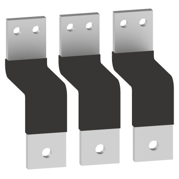 Flexible terminal extensions for TeSys Giga contactor LC1G630-800 to align MCCB, 3 pole LA9G3113