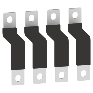 Flexible terminal extensions for TeSys Giga contactor LC1G115-225 to align with MCCB, 4 pole LA9G4111