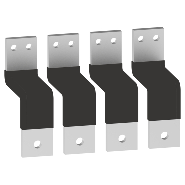 Flexible terminal extensions for TeSys Giga contactor LC1G630-800 to align with MCCB, 4 pole LA9G4113