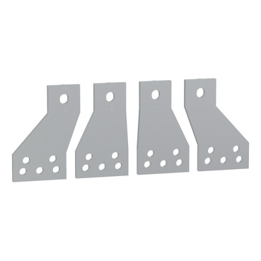 Straight terminal extension for TeSys Giga contactor LC1G630-800, 4 pole, large connection, 80 mm width LA9G4614