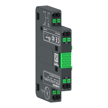 Auxiliary contact block, TeSys Giga, 2NO, lateral face side mounting, push-in terminals L1/R1 LAG8N203P