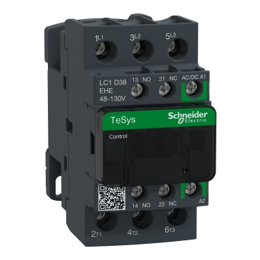 TESYS D kontaktor GREEN-3P 440V 38A 60VAC LC1D38EHE