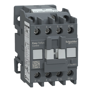 EasyPact TVS mágneskapcsoló 3P(3 NO) - AC-3 - <= 440 V 6A - 220 V AC tekercs LC1E0601M7