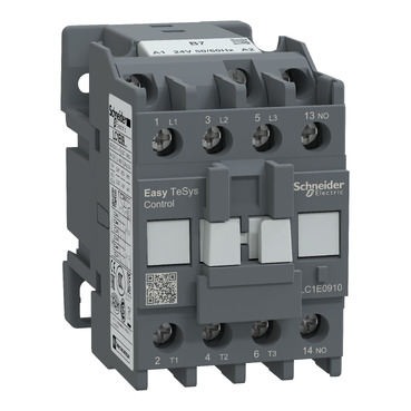 EasyPact TVS mágneskapcsoló 3P(3 NO) - AC-3 - <= 440 V 9A - 24 V AC tekercs LC1E0910B7