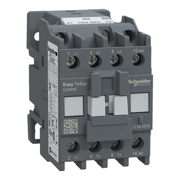 EasyPact TVS contactor 3P(3 NO) - AC-3 - <= 440 V 12A - 220 V AC coil LC1E1210M5