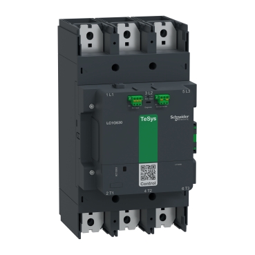 High power contactor, TeSys Giga, 3 pole (3NO), AC-3 <=440V 800A, advanced version, 200…500V wide band AC/DC coil LC1G800LSEA