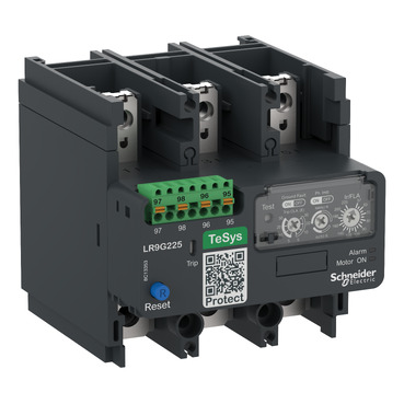 Electronic thermal overload relay, TeSys Giga, 28…115 A, class 5E…30E, push-in control connection LR9G115