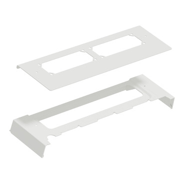 Gland plate interface, PrismaSeT G, 2 cut-outs for FL21 gland plates, for enclosure IP30 W600 LVS08854