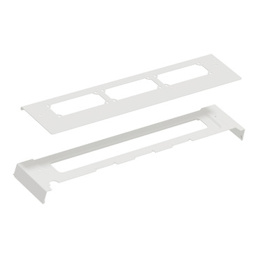Gland plate interface, PrismaSeT G, 2 cut-outs for FL21 gland plates, for enclosure IP30 W850 LVS08855