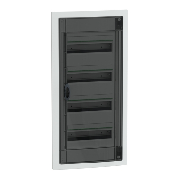 PRISMASET XS Szekrény, füstszínű ajtó, süllyesztett, 4x13 modul, PEN LVSXP413