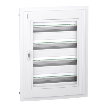 PRISMASET XS Szekrény, átlátszó ajtó, süllyesztett, 4x24 modul, PEN LVSXP424