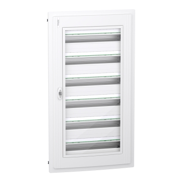 PRISMASET XS Szekrény, átlátszó ajtó, süllyesztett, 6x24 modul, PEN LVSXP624