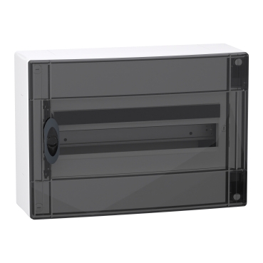 PRISMASET XS Szekrény, füstszínű ajtó, falon kívüli, 1x18 modul, PEN LVSXR118