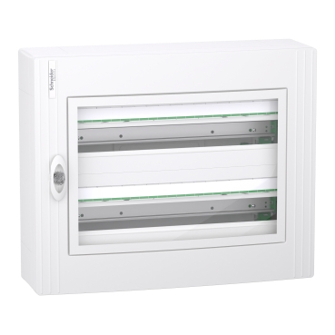 PRISMASET XS Szekrény, átlátszó ajtó, falon kívüli, 2x24 modul, PEN LVSXR224