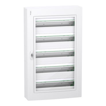 PRISMASET XS Szekrény, átlátszó ajtó, falon kívüli, 5x24 modul, PEN LVSXR524