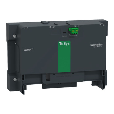 Control module LX1G for TeSys Giga contactor LC1G630-800, 100…250V AC/DC, 4 pole LX1G4TKUEN