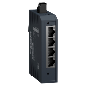 Modicon Standard Unmanaged Switch - 4 ports for copper + 1 port for multimode fiber optic MCSESU053F1CU0