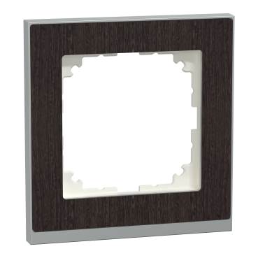 MERTEN M-Pure egyes keret, wenge/alumínium MEG4010-3671
