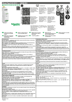 PowerTag C IO Control & monitoring wireless communication module-Instructions