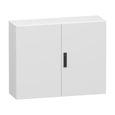Kétajtós Tele fém ajtóval, Spacial CRN, szerelőlap nélkül, 800x1000x300mm, IP55, IK10, RAL7035 NSYCRN810300D