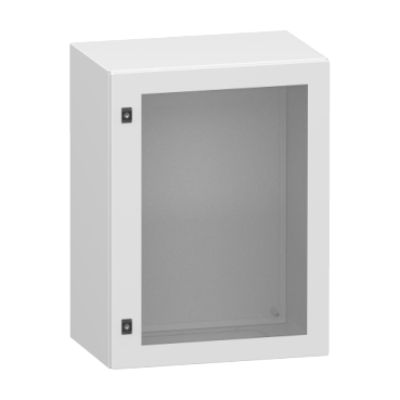 Üvegezett fém ajtóval, Spacial CRN, szerelőlap nélkül, 800x600x400mm, IP66, IK08, RAL7035 NSYCRN86400T