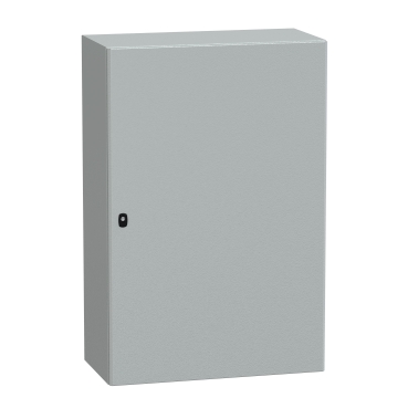 Spacial S3D, Wall Mounted Steel Enclosure, Plain Door, With Mounting Plate, 1200x800x400mm, IP66, IK10