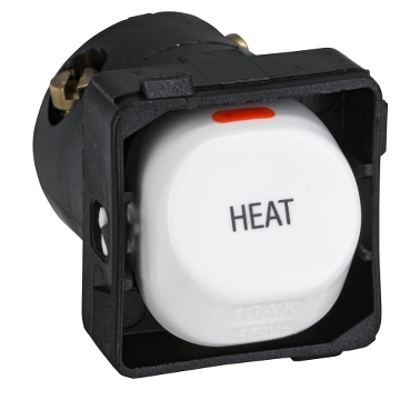 30 Series, Switch Mechanisms, 10A Mechanisms - Marked, HEAT