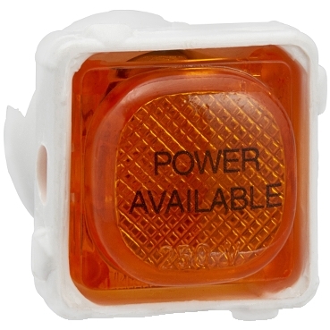 Clipsal - Mechanisms, Neon Indicator Mechanism, Marked POWER AVAILABLE, 250V