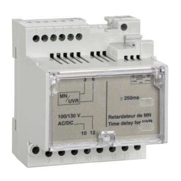 nem állítható késleltetőegység MNr 200/250 VAC/DC LV833685SP