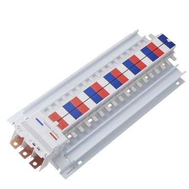 Acti9, SAU Chassis, 250A, 3Ph, 36 Poles, 27mm For C120 MCB, Top Or Bottom