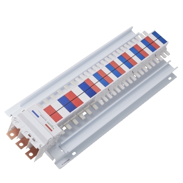 Acti9, SAU Hybrid Chassis, 250A, 3Ph, 36 Poles 18mm And 12 Poles 27mm For MCB And RCBO, Top Or Bottom