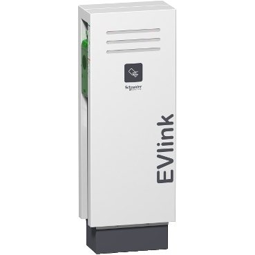EVlink, Parking Floor Standing, 22KW, 2xT2, Shutter EV Charging