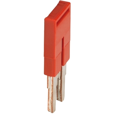 Linergy, Plug-in Bridge, Linergy TR, 2 Points, For 2.5mm² Terminal Blocks, 2 Way, Red, Set Of 50