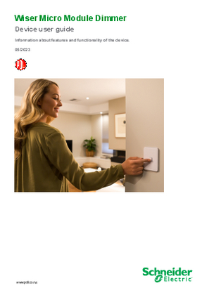 Wiser Micro Module Dimmer (PDL) - Device user guide