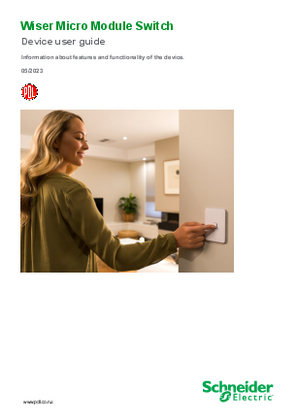 Wiser Micro Module Switch (PDL) - Device user guide