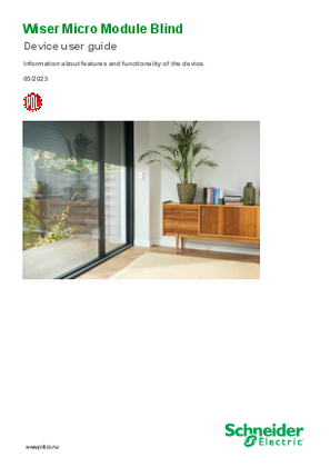 Wiser Micro Module Blind (PDL) - Device user guide