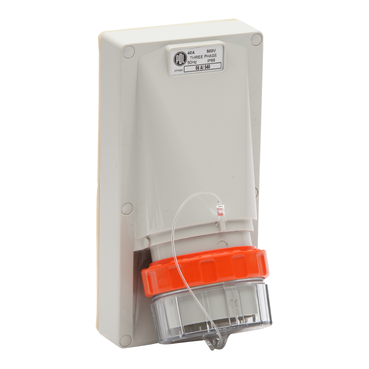 56 Series, Appliance Inlet, 40A 500V 3-Phase 5-Round Pin IP66, Grey