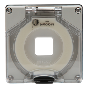 56 Series, Switch Cover, 1-Gang 1-Aperture IP66, Suits 500/600 Modules